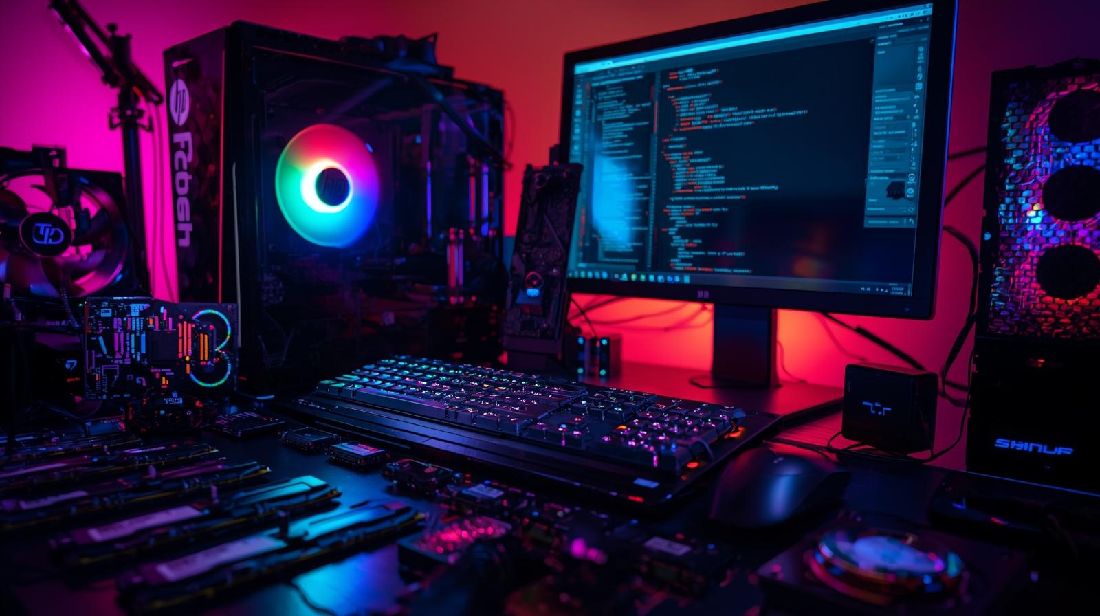 كمبيوتر جديد واستيراد