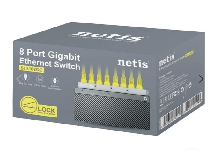 سويتش 10/100/1000 netis 8 port