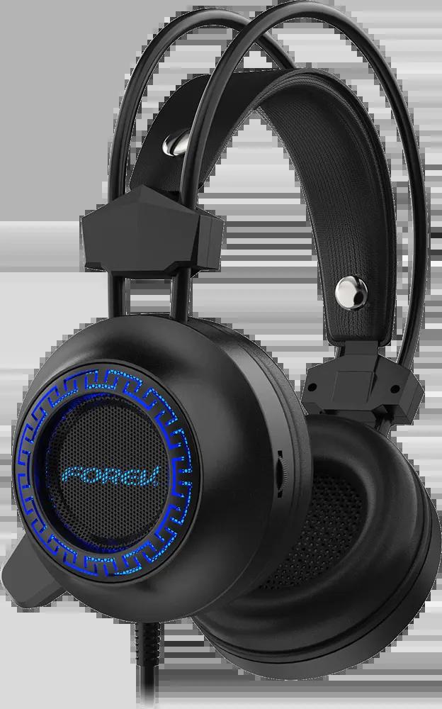 سماعة رأس سلكية للألعاب فوريف، سلكية، 3.5 قابس، أسود، FV-G93