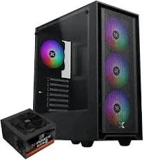 pc case keyttech black + power 600