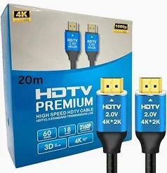 كابل hd 4k permium 20 m