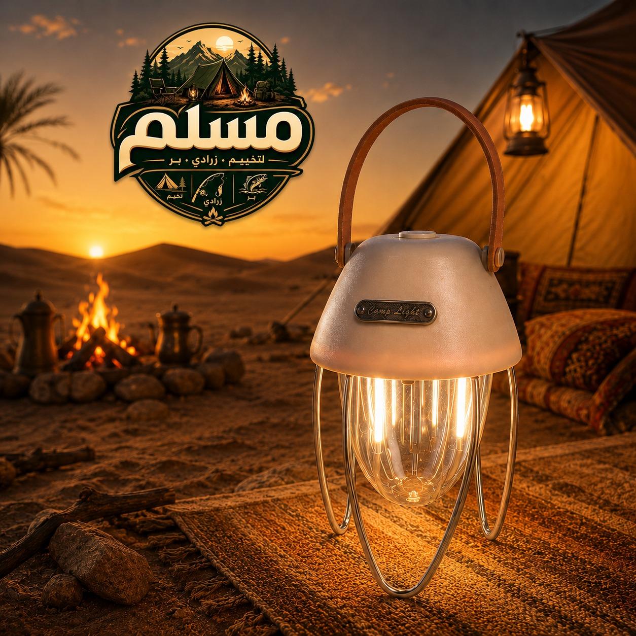 كشاف ابيض للتخييم